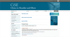 Desktop Screenshot of cisejournal.org