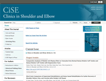 Tablet Screenshot of cisejournal.org